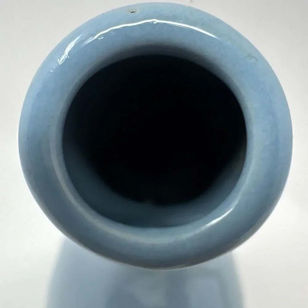 Rachael Ray Ceramic EVOO Oil and Vinegar Dispensing Bottle, Agave Blue